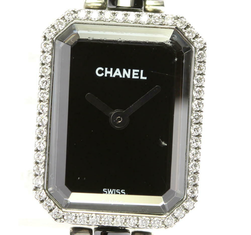 シャネル プルミエール 黒セラミック H2163