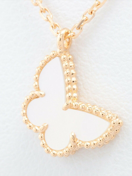 ヴァンクリーフ・アーペル ネックレス Van Cleef & Arpels Sweet Alhambra Papillon Necklace 750YG