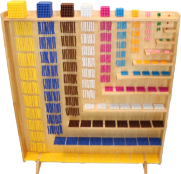 モンテッソーリ ビーズキャビネットとビーズ・セット